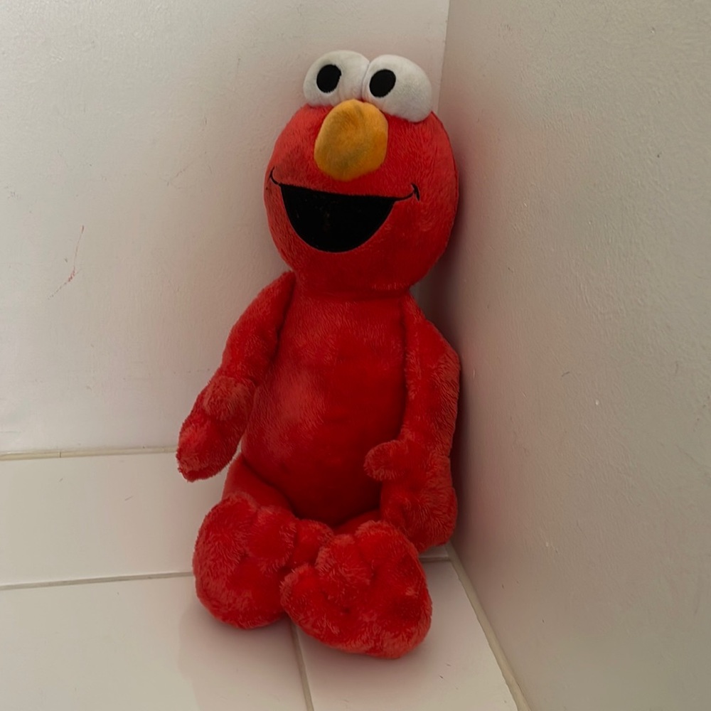 Elmo Plush, 14 inch, used
